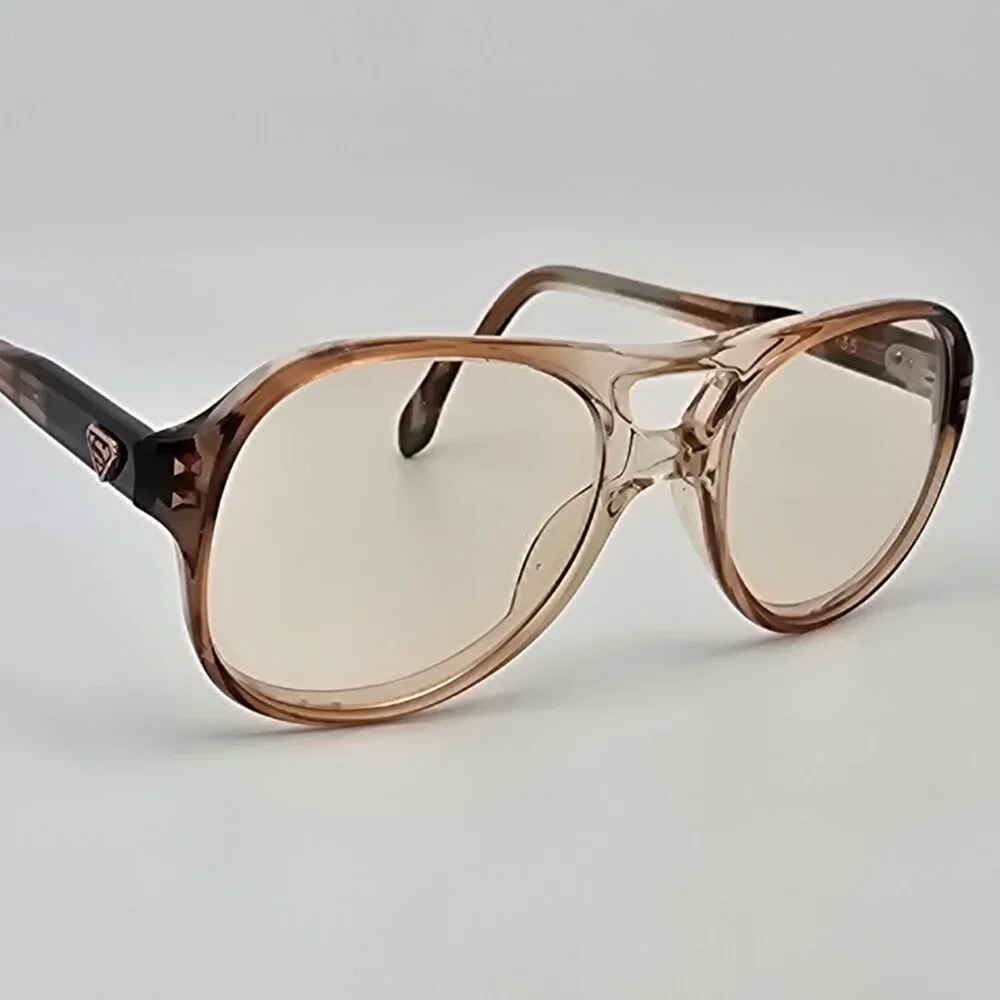 DC Comics Superman II CJ 1978 Brown Fade Kids Aviator Eyeglasses 45-18-135